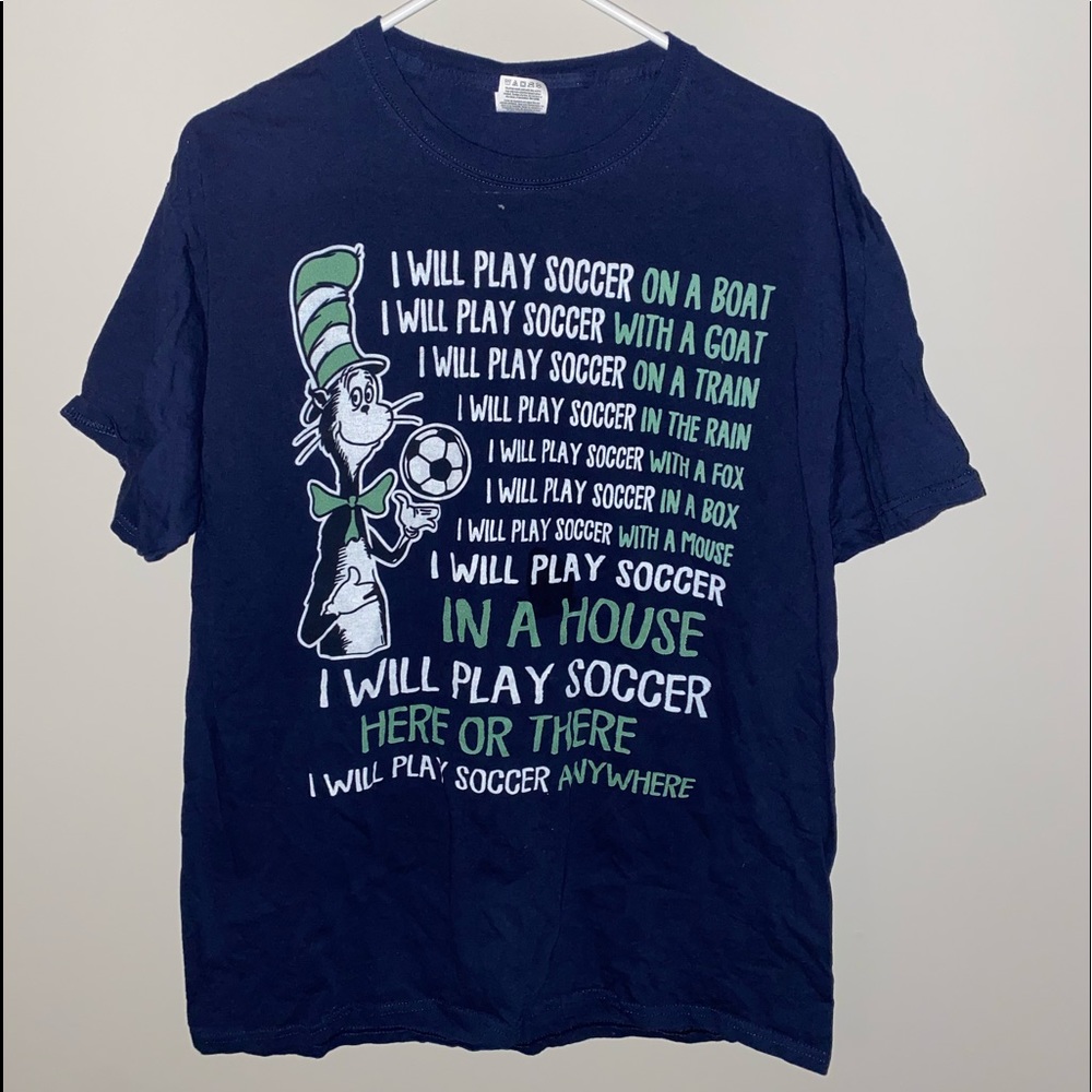 Dr. Seuss “soccer” t-shirt